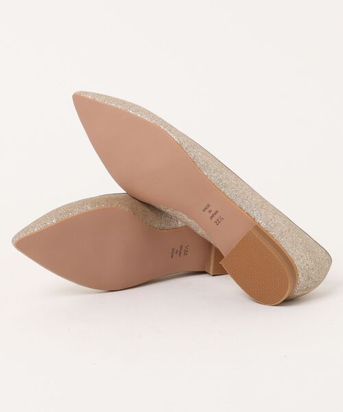 SITTE(シッテ)の「【SITTE】ポインテッドフラットシューズ(パンプス・レディース・ゴールド/シルバー・23.0cm/23.5cm/24.0cm/24.5cm/22.5cm)」の12枚目の写真