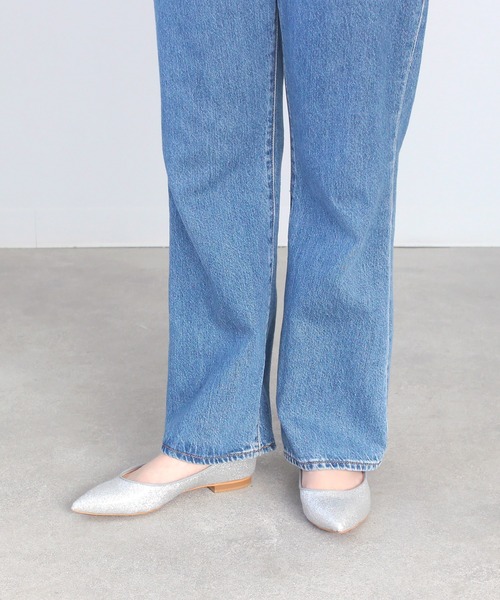 SITTE(シッテ)の「【SITTE】ポインテッドフラットシューズ(パンプス・レディース・ゴールド/シルバー・23.0cm/23.5cm/24.0cm/24.5cm/22.5cm)」の13枚目の写真