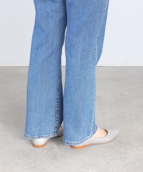 SITTE(シッテ)の「【SITTE】ポインテッドフラットシューズ(パンプス・レディース・ゴールド/シルバー・23.0cm/23.5cm/24.0cm/24.5cm/22.5cm)」の14枚目の写真