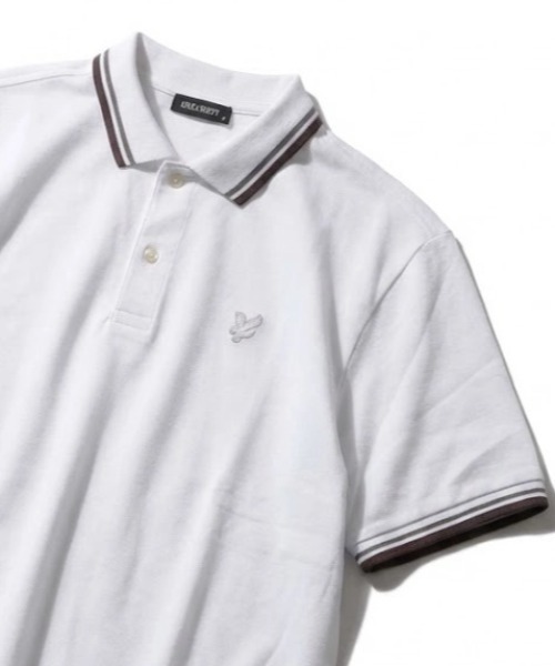 LYLE&SCOTT(ライルアンドスコット)の「2026SS Lyle&Scott/ライル&スコット リブライン ワンポイントロゴ刺繍 無地 ポロシャツ レディース メンズ(ポロシャツ・メンズ・マスタード/カーキ/ピンク系その他/ネイビー/オフホワイト/ブラック/ホワイト系その他/ピンク系その他2/グリーン系その他/ブルー系その他/グレー系その他/ブラック系その他・LL/L/M)」の3枚目の写真