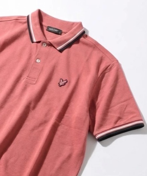 LYLE&SCOTT(ライルアンドスコット)の「2026SS Lyle&Scott/ライル&スコット リブライン ワンポイントロゴ刺繍 無地 ポロシャツ レディース メンズ(ポロシャツ・メンズ・マスタード/カーキ/ピンク系その他/ネイビー/オフホワイト/ブラック/ホワイト系その他/ピンク系その他2/グリーン系その他/ブルー系その他/グレー系その他/ブラック系その他・LL/L/M)」の12枚目の写真