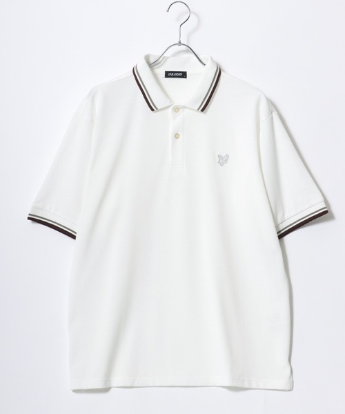 LYLE&SCOTT（ライルアンドスコット）の「Lyle＆Scott/ライル＆スコット リブライン ワンポイントロゴ刺繍 無地 ポロシャツ レディース メンズ（ポロシャツ・メンズ・マスタード/カーキ/ピンク系その他/ネイビー/オフホワイト/ブラック・LL/L/M）」の7枚目の写真