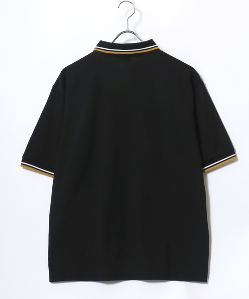 LYLE&SCOTT（ライルアンドスコット）の「Lyle＆Scott/ライル＆スコット リブライン ワンポイントロゴ刺繍 無地 ポロシャツ レディース メンズ（ポロシャツ・メンズ・マスタード/カーキ/ピンク系その他/ネイビー/オフホワイト/ブラック・LL/L/M）」の12枚目の写真