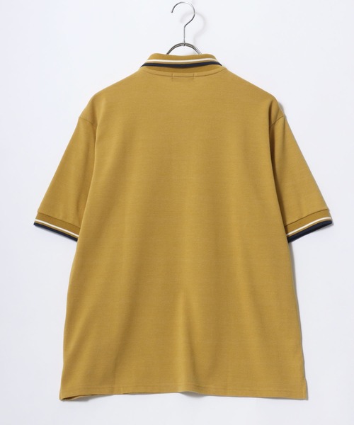 LYLE&SCOTT（ライルアンドスコット）の「Lyle＆Scott/ライル＆スコット リブライン ワンポイントロゴ刺繍 無地 ポロシャツ レディース メンズ（ポロシャツ・メンズ・マスタード/カーキ/ピンク系その他/ネイビー/オフホワイト/ブラック・LL/L/M）」の16枚目の写真