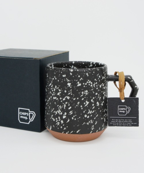 TIMELESS COMFORT（タイムレスコンフォート）の「CHIPS（チップス）CHIPS mug（グラス/マグカップ/タンブラー・レディース・ホワイト×ブルー/ブラック/ホワイト/ネイビー・ONE SIZE）」の12枚目の写真