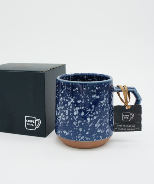TIMELESS COMFORT（タイムレスコンフォート）の「CHIPS（チップス）CHIPS mug（グラス/マグカップ/タンブラー・レディース・ホワイト×ブルー/ブラック/ホワイト/ネイビー・ONE SIZE）」の11枚目の写真