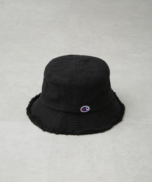 Champion(チャンピオン)の「Champion/フリンジバケットハット(ハット・メンズ・ブラック/ナチュラル/ネイビー・FREE)」の5枚目の写真