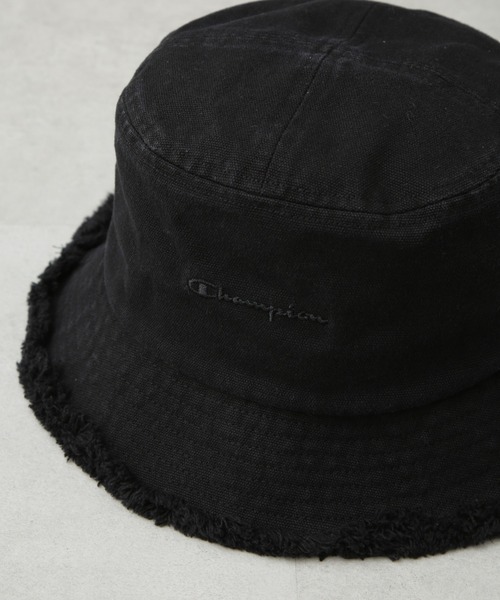 Champion(チャンピオン)の「Champion/フリンジバケットハット(ハット・メンズ・ブラック/ナチュラル/ネイビー・FREE)」の9枚目の写真