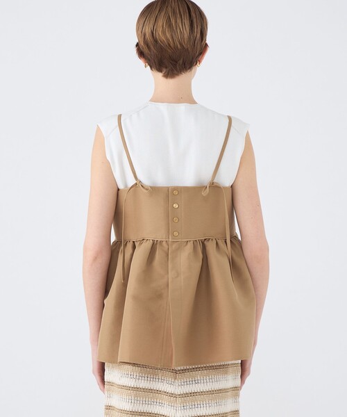 トゥモローランドコレクション　コットンリネンリバー　キャミソールチュチュ TOMORROWLAND collection（トゥモローランドコレクション）の