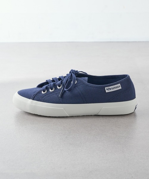 SUPERGA（スペルガ）の「【SUPERGA】3750 LEGGERA（スニーカー・レディース・ホワイト/ネイビー・36/39/38/37）」の3枚目の写真