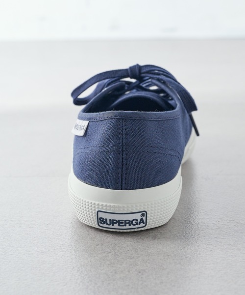 SUPERGA（スペルガ）の「【SUPERGA】3750 LEGGERA（スニーカー・レディース・ホワイト/ネイビー・36/39/38/37）」の4枚目の写真