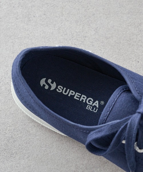 SUPERGA（スペルガ）の「【SUPERGA】3750 LEGGERA（スニーカー・レディース・ホワイト/ネイビー・36/39/38/37）」の6枚目の写真