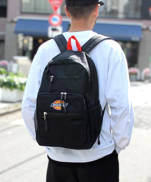 Dickies（ディッキーズ）の「【Dickies】ディッキーズ CLASSIC SQUARE POCKET BACK PACK クラシック スクエア ポケット バックパック 14846700（バックパック/リュック・レディース・ブラック×レッド/ブラック・FREE）」の14枚目の写真
