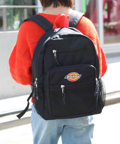 Dickies（ディッキーズ）の「【Dickies】ディッキーズ CLASSIC SQUARE POCKET BACK PACK クラシック スクエア ポケット バックパック 14846700（バックパック/リュック・レディース・ブラック×レッド/ブラック・FREE）」の13枚目の写真