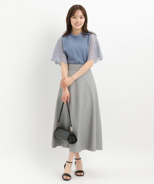 Andemiu(アンデミュウ)の「ソデレースブラウス325568(シャツ/ブラウス・レディース・ブラック/ネイビー/オフホワイト/ブルー・FREE)」の16枚目の写真