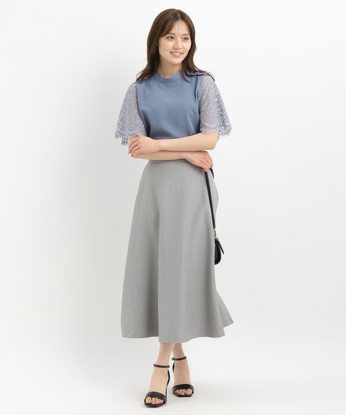 Andemiu(アンデミュウ)の「ソデレースブラウス325568(シャツ/ブラウス・レディース・ブラック/ネイビー/オフホワイト/ブルー・FREE)」の17枚目の写真