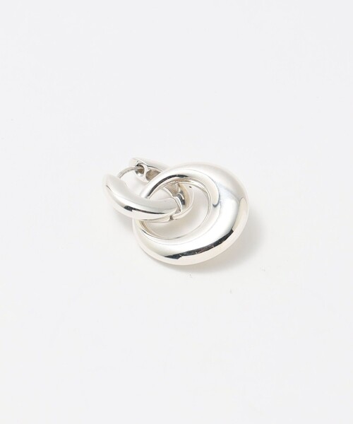quip queint（クイップクエイント）の「＜quip queint＞TRIVE DBL HOOP ピアス（ピアス（両耳用）・レディース・シルバー・FREE）」の3枚目の写真
