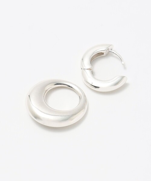 quip queint（クイップクエイント）の「＜quip queint＞TRIVE DBL HOOP ピアス（ピアス（両耳用）・レディース・シルバー・FREE）」の7枚目の写真