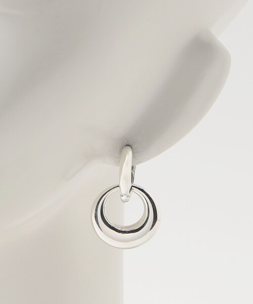 quip queint（クイップクエイント）の「＜quip queint＞TRIVE DBL HOOP ピアス（ピアス（両耳用）・レディース・シルバー・FREE）」の9枚目の写真