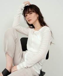 Lutim by u(`oC[)Sheer rib slimfit cd / VA[uXtBbgJ[fBK(J[fBK/{)