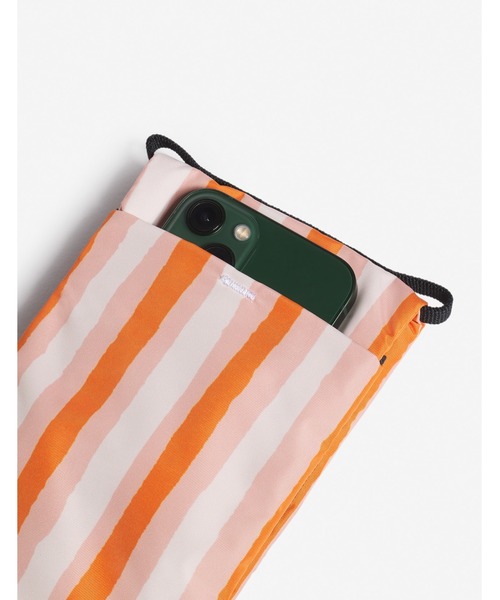 Maison Kitsuné x Topologie スマホショルダー　オレンジ MAISON KITSUNE X TOPOLOGIE PHONE STRAP ADAPTER | Maison Kitsuné