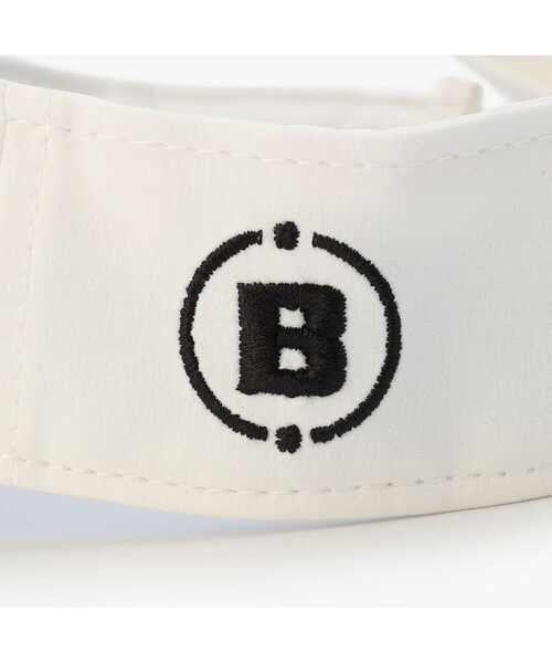 BRIEFING（ブリーフィング）の「【BRIEFING GOLF／ブリーフィングゴルフ】WOMEN'S RIBBON VISOR（サンバイザー・レディース・ホワイト/ブラック・FREE）」の6枚目の写真