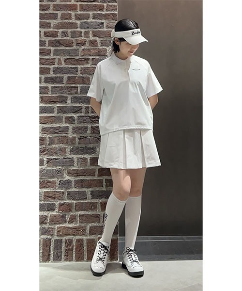 BRIEFING（ブリーフィング）の「【BRIEFING GOLF／ブリーフィングゴルフ】WOMEN'S RIBBON VISOR（サンバイザー・レディース・ホワイト/ブラック・FREE）」の7枚目の写真