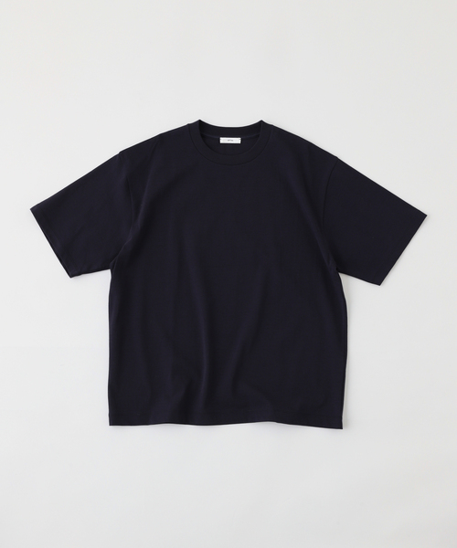 ATON(エイトン)の「ATON (エイトン) FRESCA PLATE LOOSE FIT T-SHIRT KKAGGM0040(Tシャツ/カットソー・メンズ・チャコールグレー/ネイビー/ホワイト・6/4)」の3枚目の写真