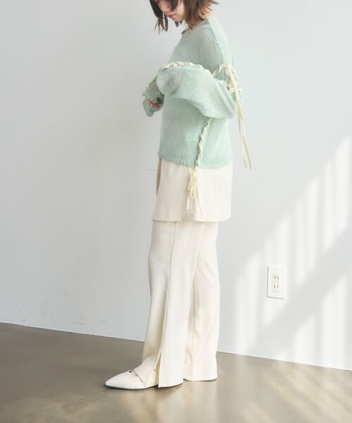 kivi（キヴィ）の「lap skirt&pants（その他パンツ・レディース・ブラック/ベージュ・FREE）」の18枚目の写真