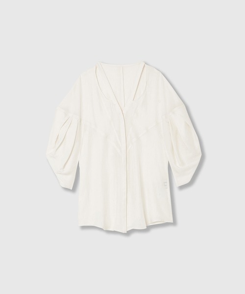 セール】SWITCHING BLOUSE / スイッチングブラウス（シャツ