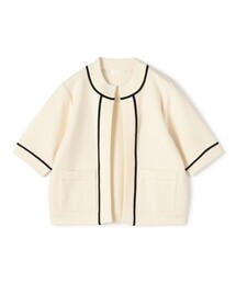 BALLSEY | ミラノリブ ショート スリーブカーディガン(カーディガン/ボレロ)