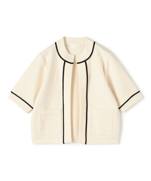 ミラノリブ ショート スリーブカーディガン（カーディガン/ボレロ