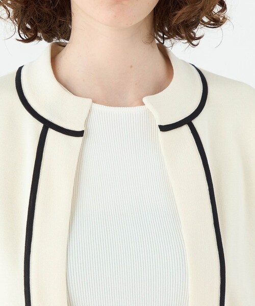 ミラノリブ ショート スリーブカーディガン（カーディガン/ボレロ