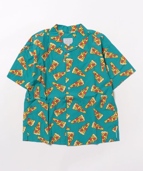 Ocean&Ground（オーシャン&グラウンド）の「ｻﾝﾌﾗﾝｼｽｺｼﾃｨｼｬﾂ（シャツ/ブラウス・キッズ・ブラック/オフホワイト/ターコイズブルー/マルチ・100/110/120/130/140/90）」の3枚目の写真