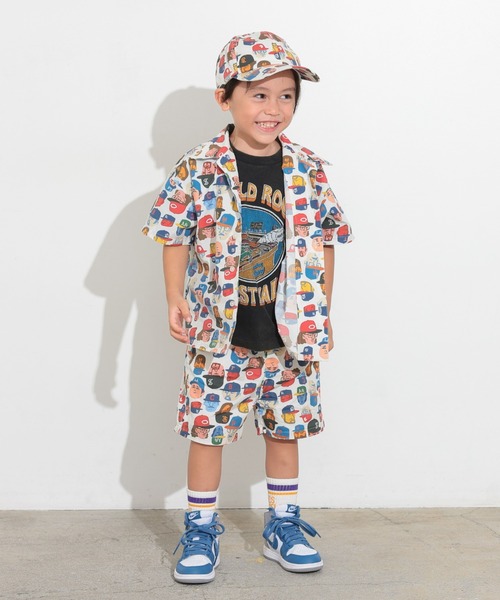 Ocean&Ground（オーシャン&グラウンド）の「ｻﾝﾌﾗﾝｼｽｺｼﾃｨｼｬﾂ（シャツ/ブラウス・キッズ・ブラック/オフホワイト/ターコイズブルー/マルチ・100/110/120/130/140/90）」の9枚目の写真