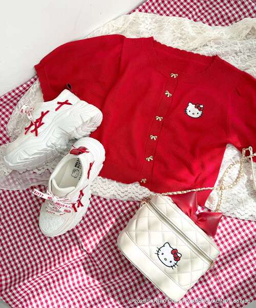 MAJESTIC LEGON（マジェスティックレゴン）の「ハローキティ キルティングバニティ（ショルダーバッグ・レディース・アイボリー・FREE）」の14枚目の写真