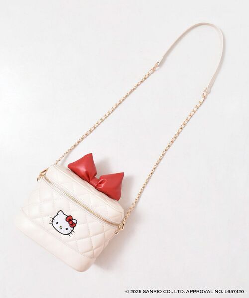 MAJESTIC LEGON（マジェスティックレゴン）の「ハローキティ キルティングバニティ（ショルダーバッグ・レディース・アイボリー・FREE）」の22枚目の写真
