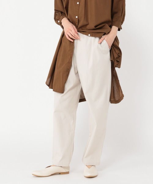 studio CLIP（スタディオクリップ）の「【みんなのリクエストパンツ】すっきりテーパードパンツ[トール・プラスサイズあり]（その他パンツ・レディース・ダークブルー/モカ/グリーン/ライトグリーン/レッド/ライトブルー/ライトグレー/ブラック・SMALL/MEDIUM/LARGE/X-LARGE/XX-LARGE/XXX-LARGE/PM/PL/TF）」の13枚目の写真