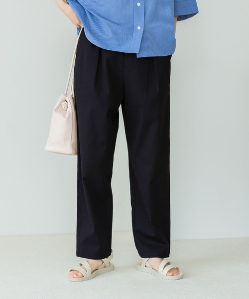 studio CLIP（スタディオクリップ）の「【みんなのリクエストパンツ】すっきりテーパードパンツ[トール・プラスサイズあり]（その他パンツ・レディース・ダークブルー/モカ/グリーン/ライトグリーン/レッド/ライトブルー/ライトグレー/ブラック・SMALL/MEDIUM/LARGE/X-LARGE/XX-LARGE/XXX-LARGE/PM/PL/TF）」の14枚目の写真