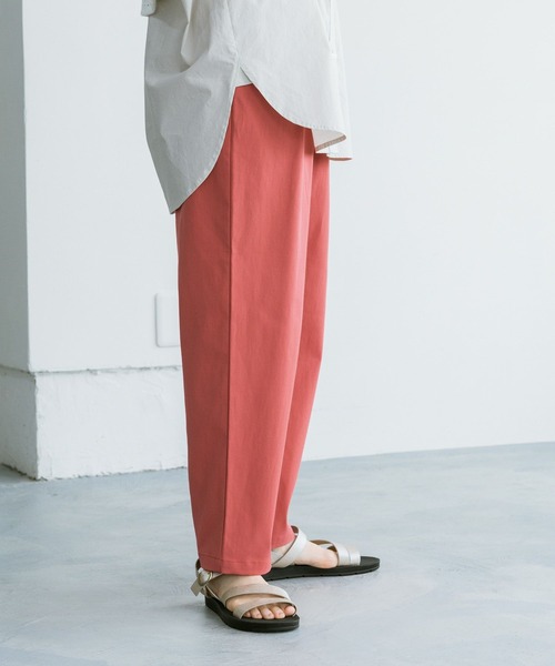 studio CLIP（スタディオクリップ）の「【みんなのリクエストパンツ】すっきりテーパードパンツ[トール・プラスサイズあり]（その他パンツ・レディース・ダークブルー/モカ/グリーン/ライトグリーン/レッド/ライトブルー/ライトグレー/ブラック・SMALL/MEDIUM/LARGE/X-LARGE/XX-LARGE/XXX-LARGE/PM/PL/TF）」の18枚目の写真