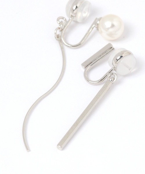 GLOBAL WORK（グローバルワーク）の「らくフィットイヤリング/329039（イヤリング・レディース・シルバー系1/ゴールド系1/ゴールド系2/シルバー系2・FREE）」の5枚目の写真