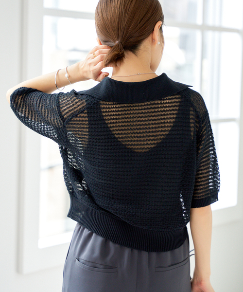 IENA（イエナ）の「【EMILY WEEK × IENA】コットンシルク リブタンクトップ（その他アンダーウェア/インナー・レディース・チャコールグレー/ホワイト/ピンク・36/38）」の12枚目の写真