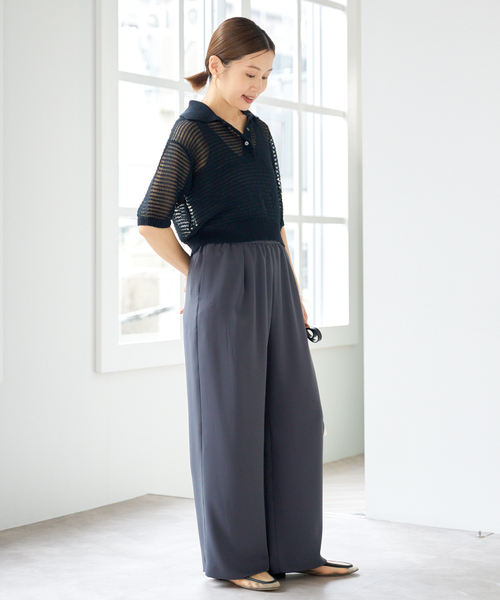 IENA（イエナ）の「【EMILY WEEK × IENA】コットンシルク リブタンクトップ（その他アンダーウェア/インナー・レディース・チャコールグレー/ホワイト/ピンク・36/38）」の14枚目の写真