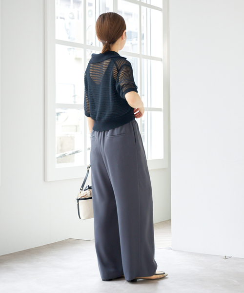 IENA（イエナ）の「【EMILY WEEK × IENA】コットンシルク リブタンクトップ（その他アンダーウェア/インナー・レディース・チャコールグレー/ホワイト/ピンク・36/38）」の15枚目の写真