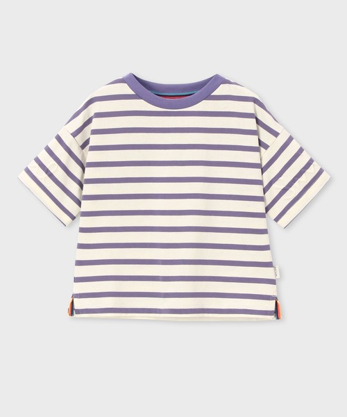 ジュニア エンボスロゴボーダー Tシャツ / 893156 4151210