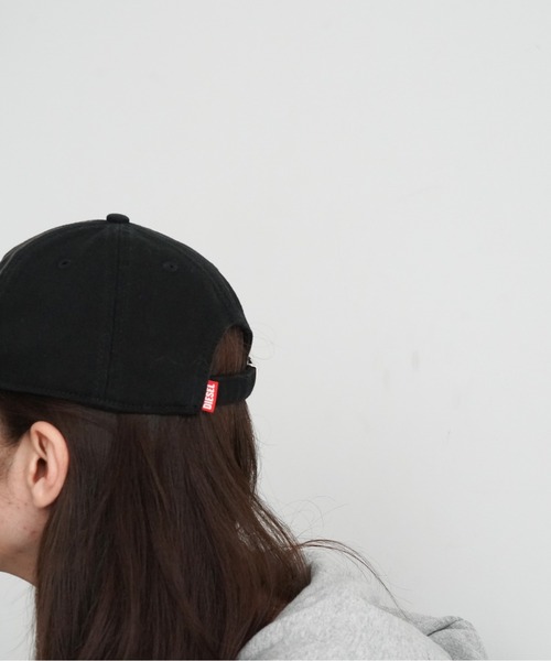 DIESEL ブラックキャップ ストーン装飾 BLACK JACKALL CROWN（ブラックジャッカルクラウン）の「BLACK