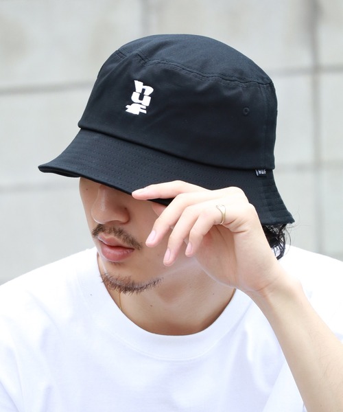 HUF（ハフ）の「【HUF/ハフ】SET MEGABLAST BUCKET/バケットハット（ハット・メンズ・ブラック/ナチュラル・S/M/L/XL）」の13枚目の写真