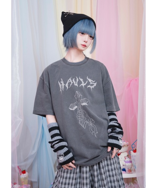 hazama 誰もに向けたルーズレッグウォーマー ロイヤルブルー ルーズロングレッグウォーマー◇レッグウォーマー ソックス