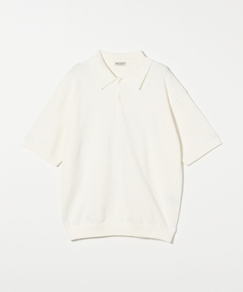 BEAUTY&YOUTH UNITED ARROWS(ビューティーアンドユースユナイテッドアローズ)の「リングコットン 2ボタン ポロニット(ニット/セーター・メンズ・ブラック/マスタード/ホワイト・L/M/S/XL)」の22枚目の写真