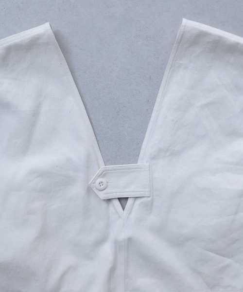 Crisp（クリスプ）の「ミリタリーショートベスト（ベスト・レディース・アイボリー/カーキ・FREE）」の17枚目の写真